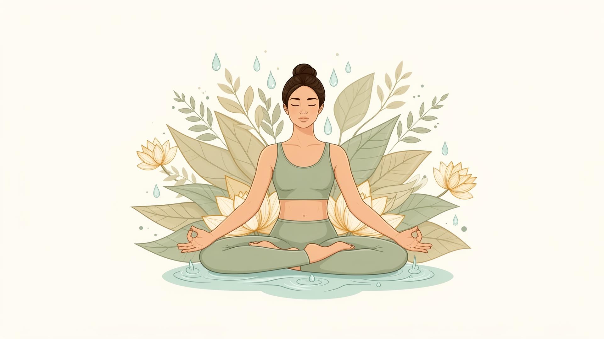 Calm wellness illustration — restorative IV care